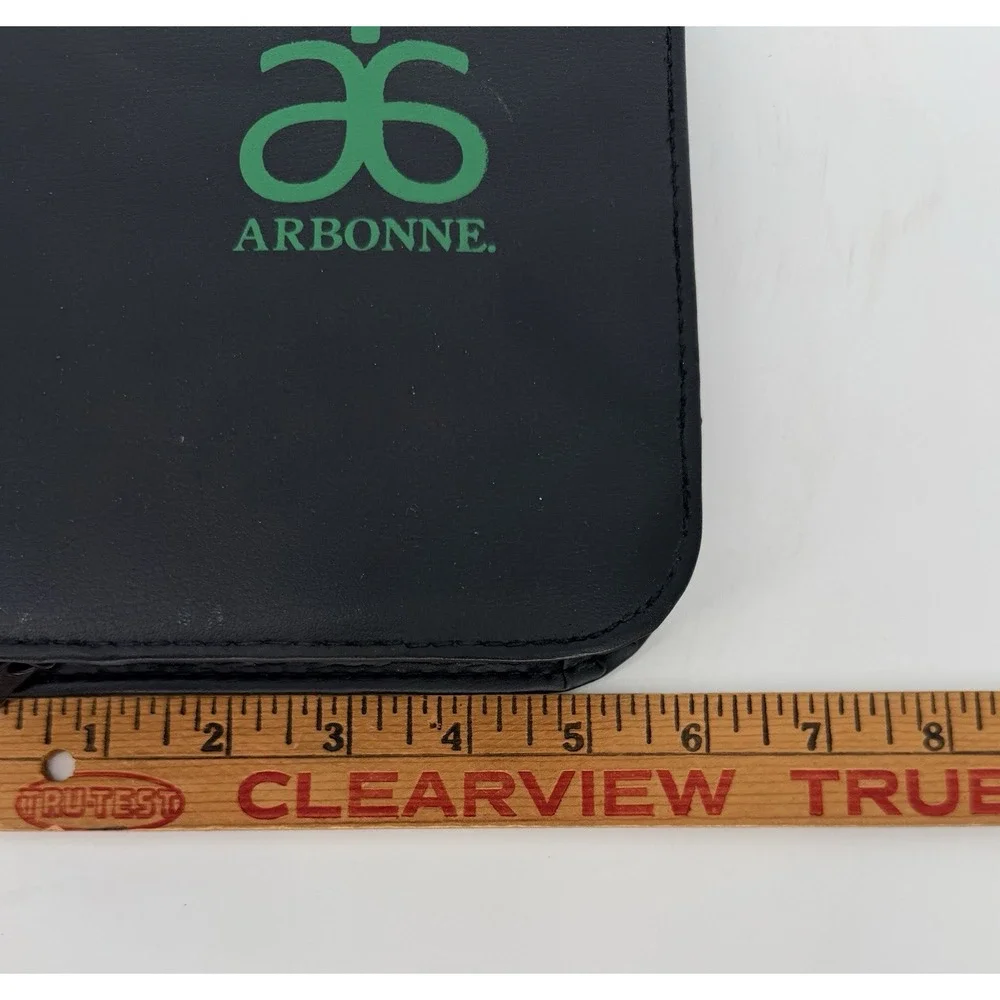 Arbonne Promo Desk Office Binder Portfolio Supplies Black 8.5